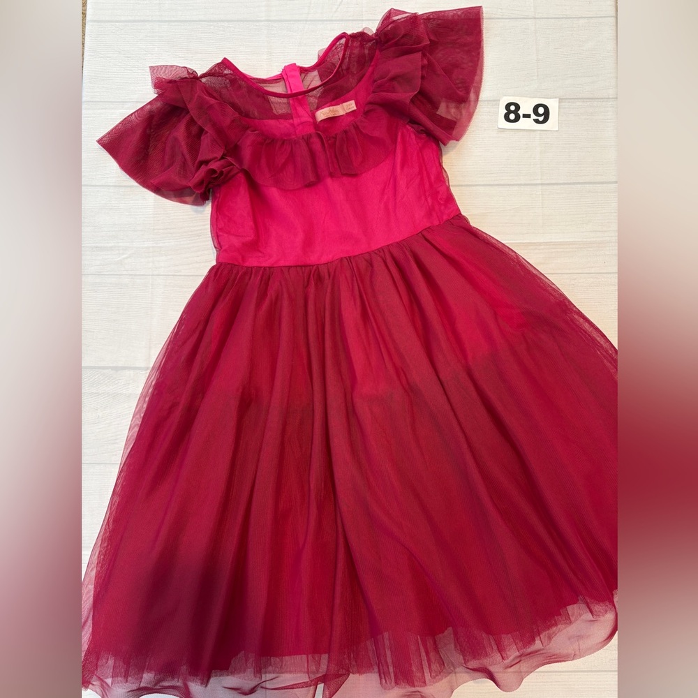 Mini Boden Hot Pink Tulle Party Dress